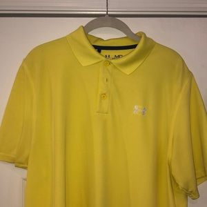 Under Amour Men’s Yellow Polo Shirt